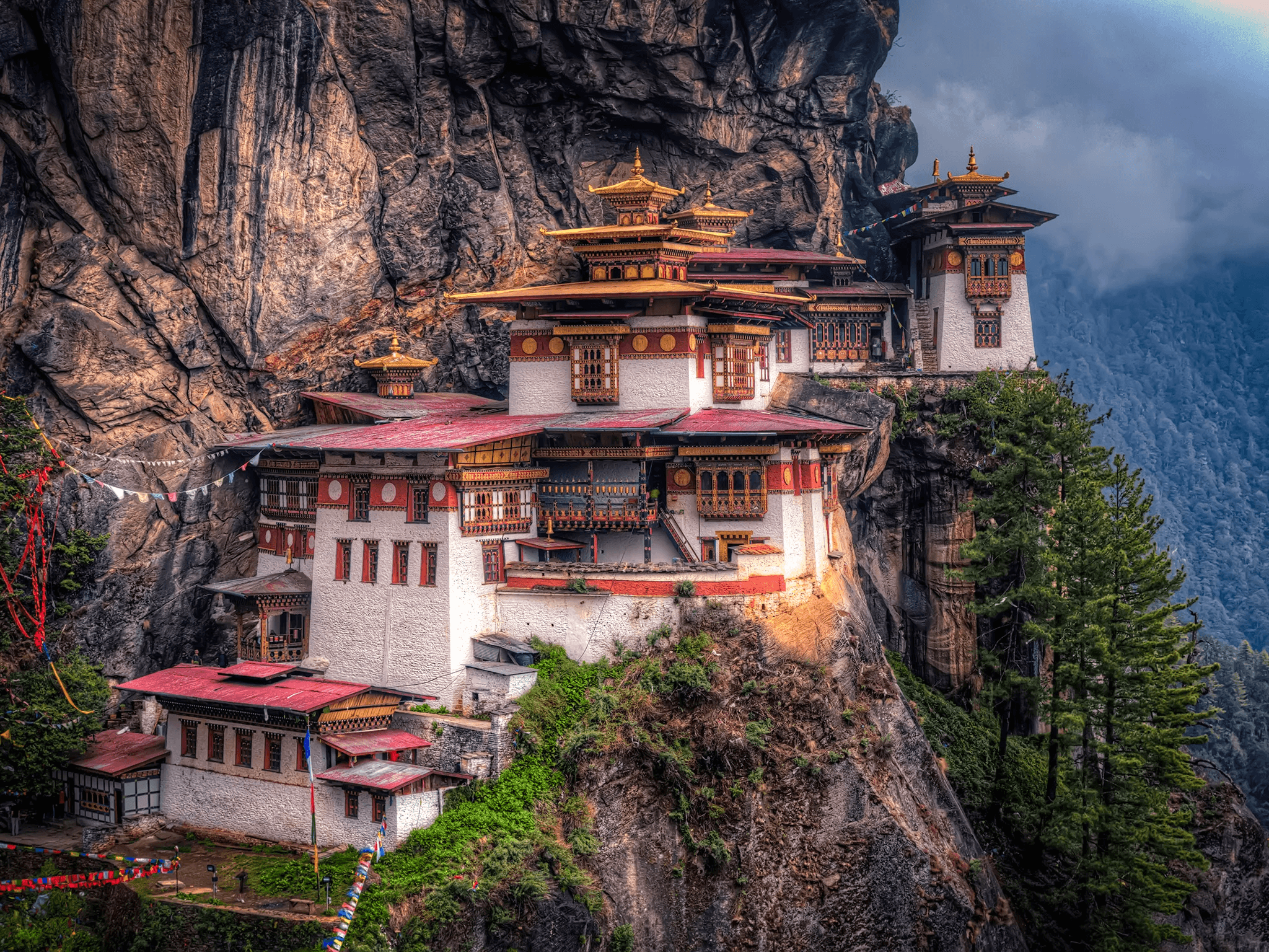 Figure 1: Scenery from Bhutan